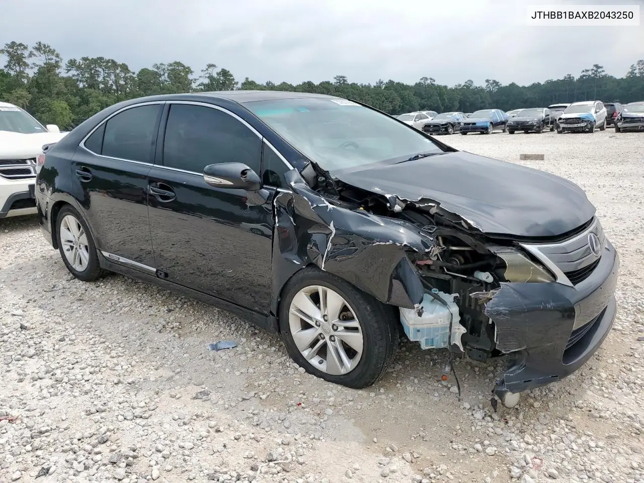 2011 Lexus Hs 250H VIN: JTHBB1BAXB2043250 Lot: 57817665