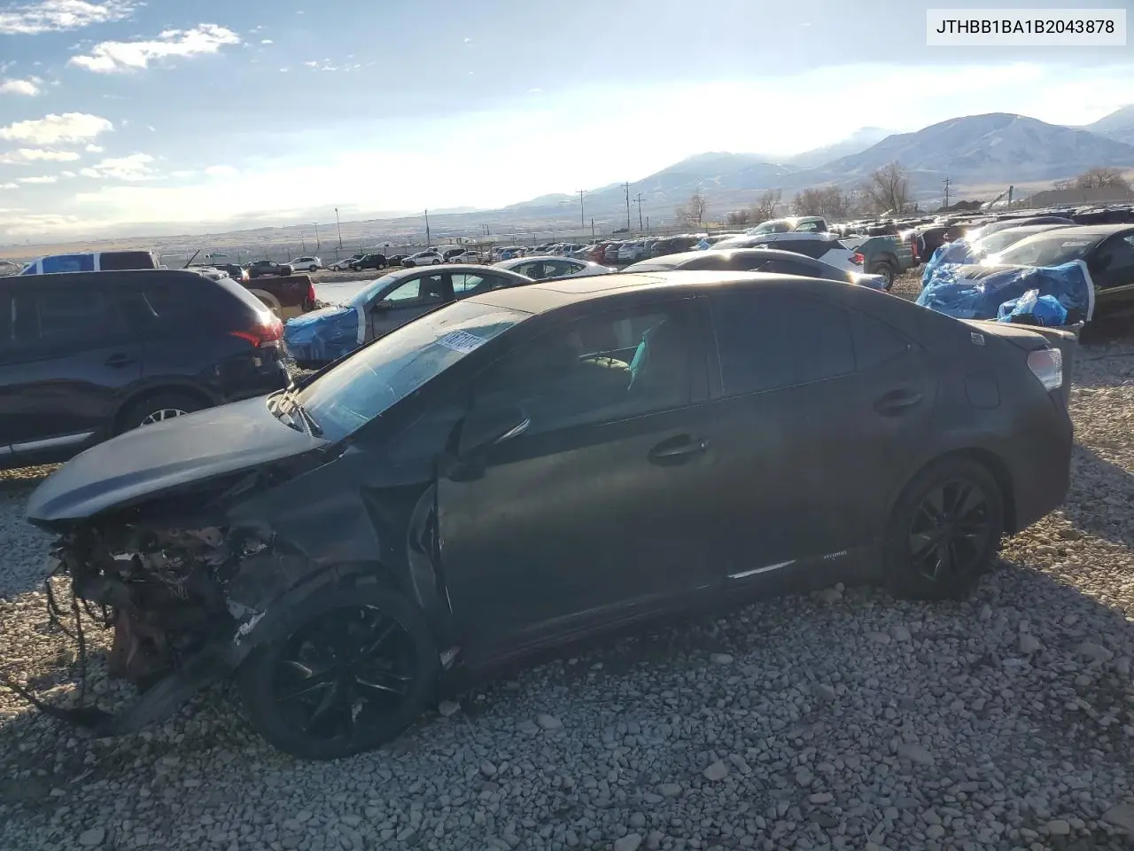 2011 Lexus Hs 250H VIN: JTHBB1BA1B2043878 Lot: 86713774
