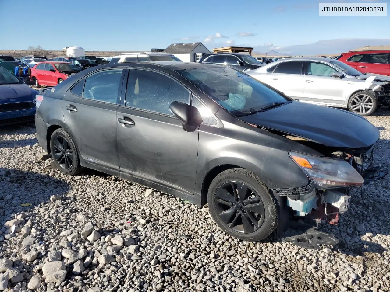 2011 Lexus Hs 250H VIN: JTHBB1BA1B2043878 Lot: 86713774