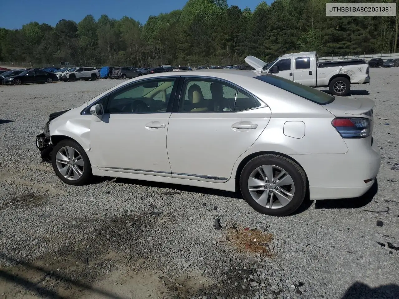 2012 Lexus Hs 250H VIN: JTHBB1BA8C2051381 Lot: 53284335