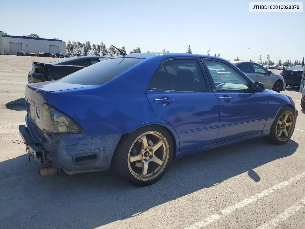 2001 Lexus Is 300 VIN: JTHBD182810028878 Lot: 50016195