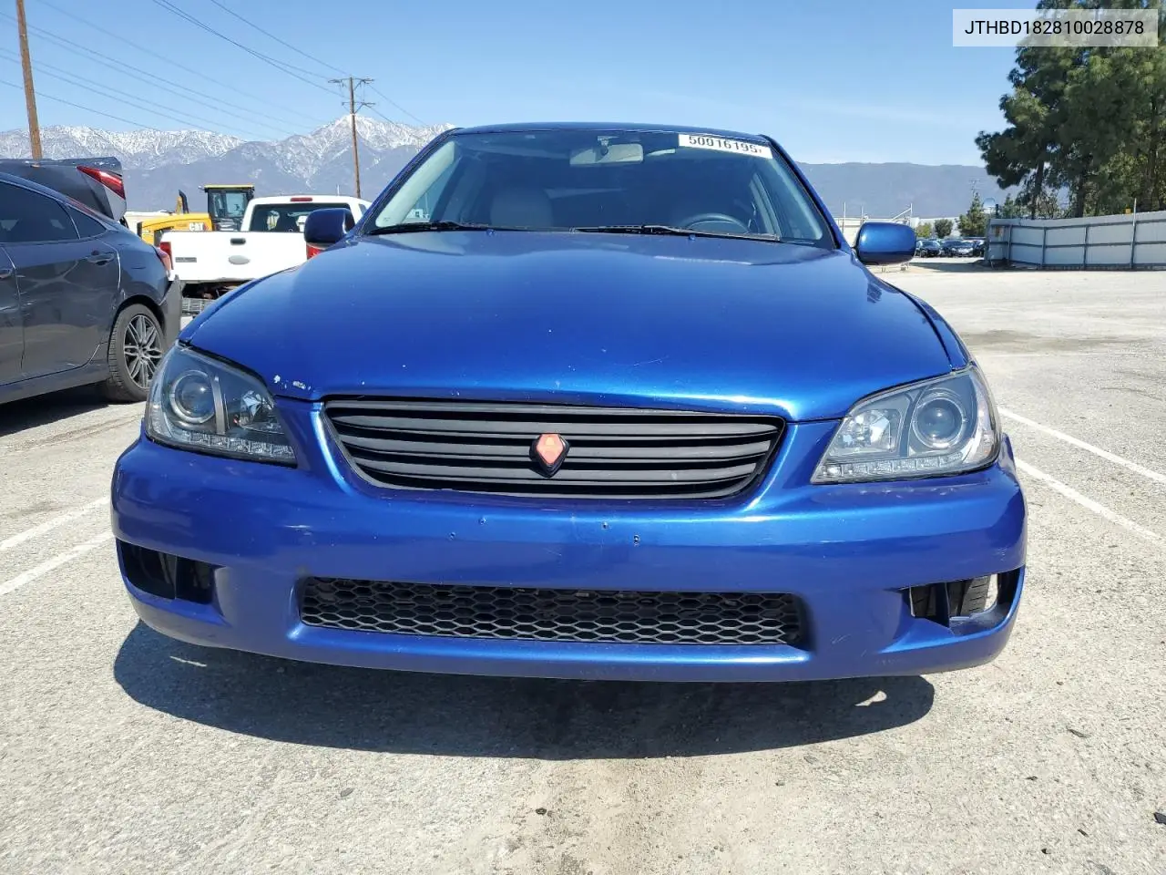 2001 Lexus Is 300 VIN: JTHBD182810028878 Lot: 50016195