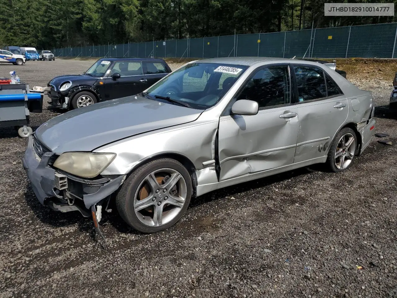 2001 Lexus Is 300 VIN: JTHBD182910014777 Lot: 51446285