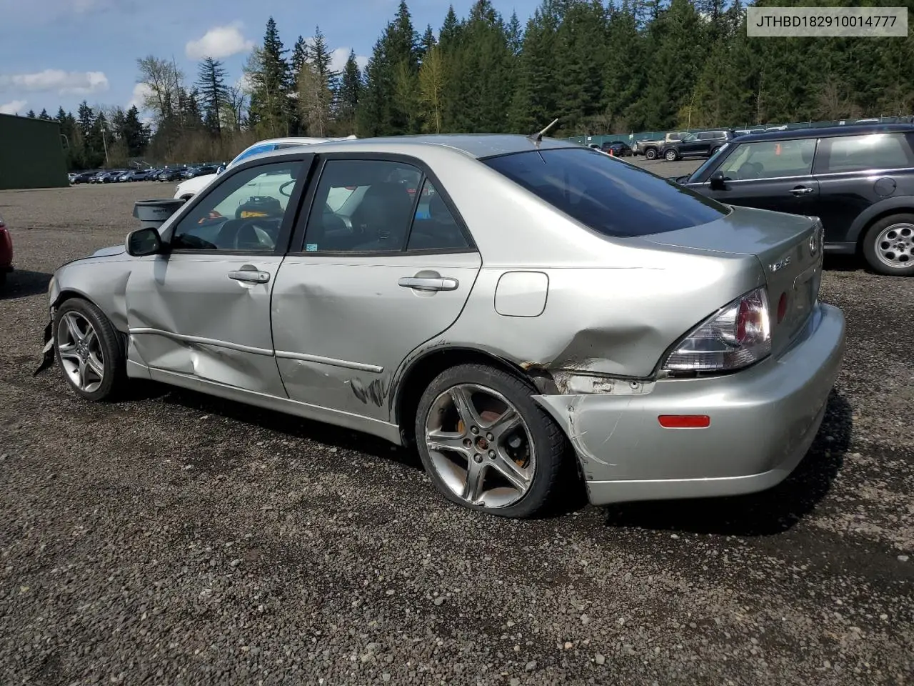 2001 Lexus Is 300 VIN: JTHBD182910014777 Lot: 51446285