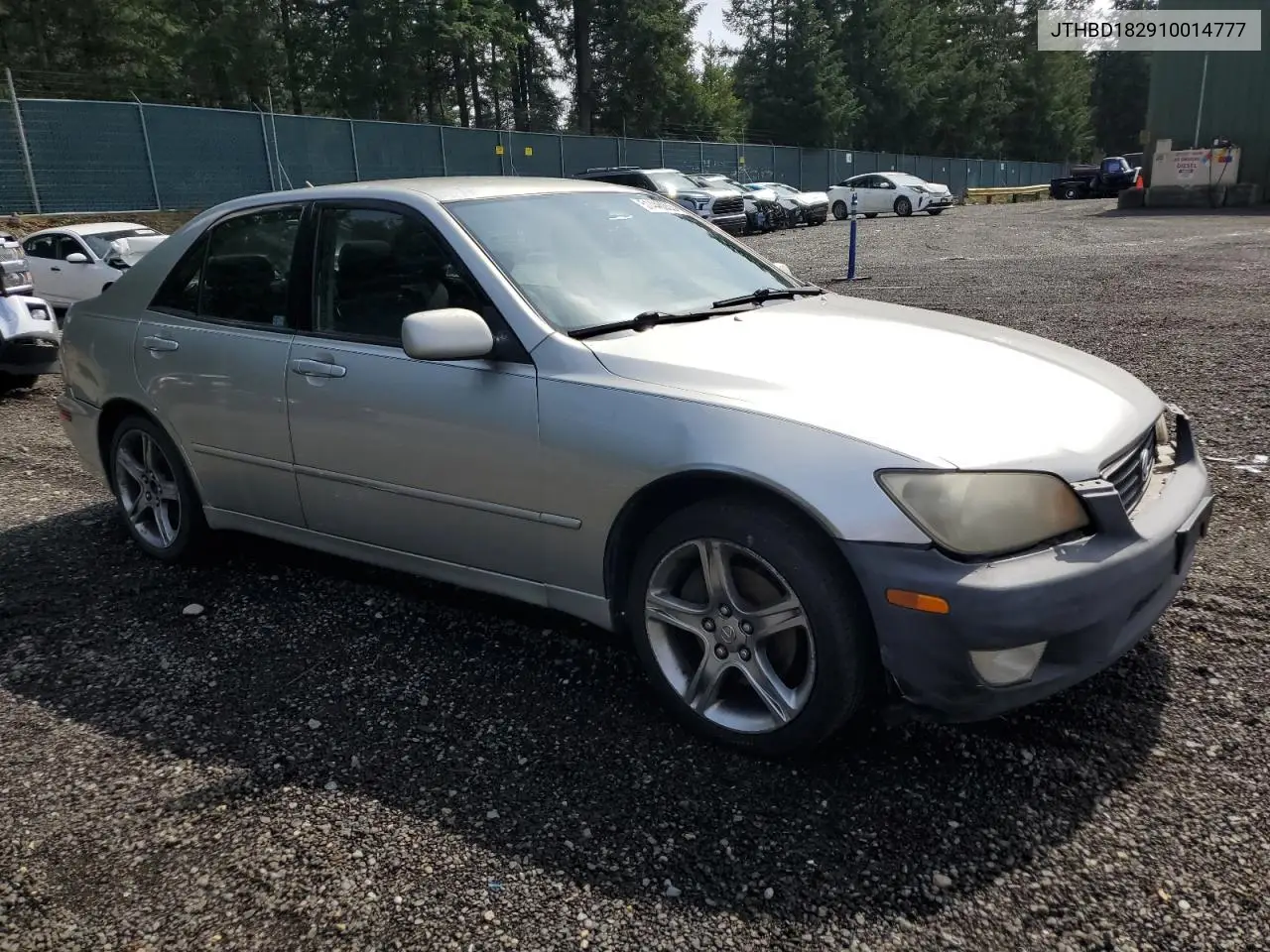 2001 Lexus Is 300 VIN: JTHBD182910014777 Lot: 51446285
