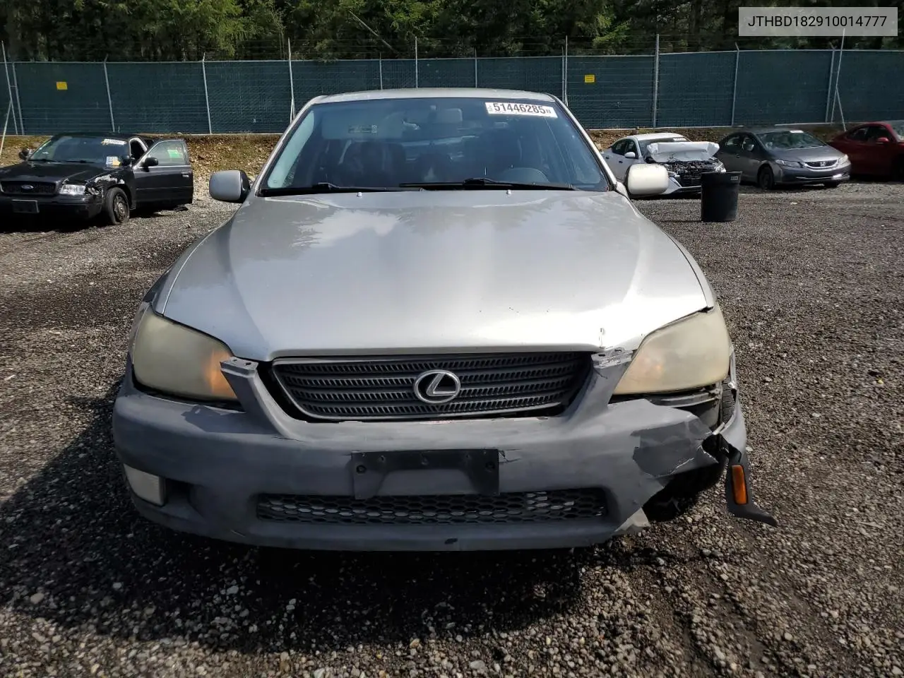 2001 Lexus Is 300 VIN: JTHBD182910014777 Lot: 51446285