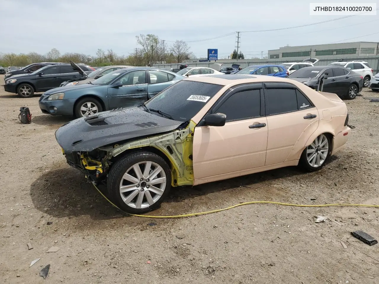 2001 Lexus Is 300 VIN: JTHBD182410020700 Lot: 55053605