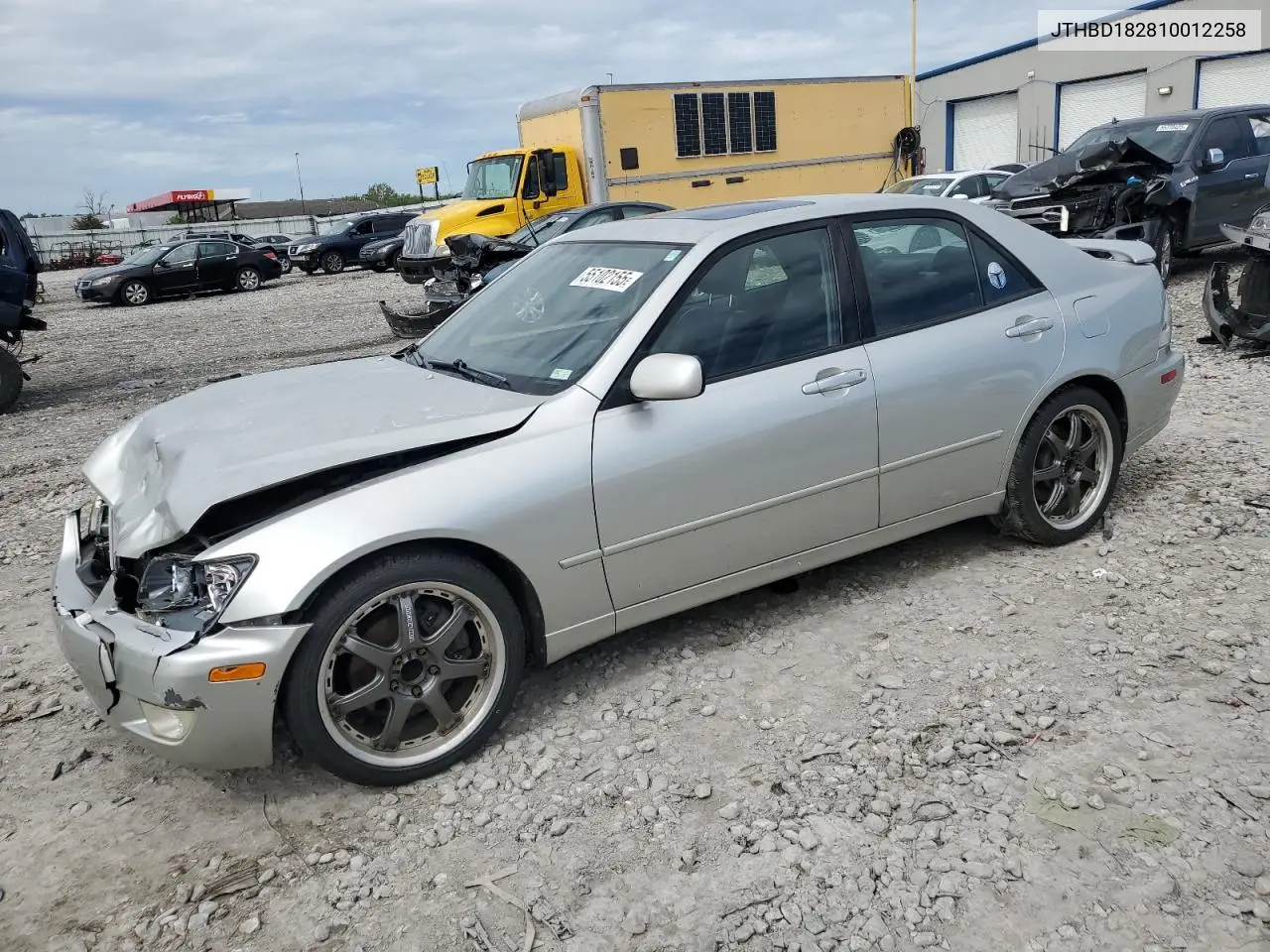 2001 Lexus Is 300 VIN: JTHBD182810012258 Lot: 55102155