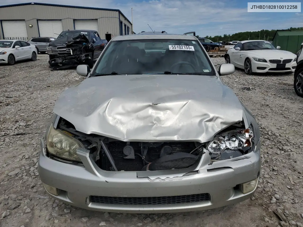 2001 Lexus Is 300 VIN: JTHBD182810012258 Lot: 55102155