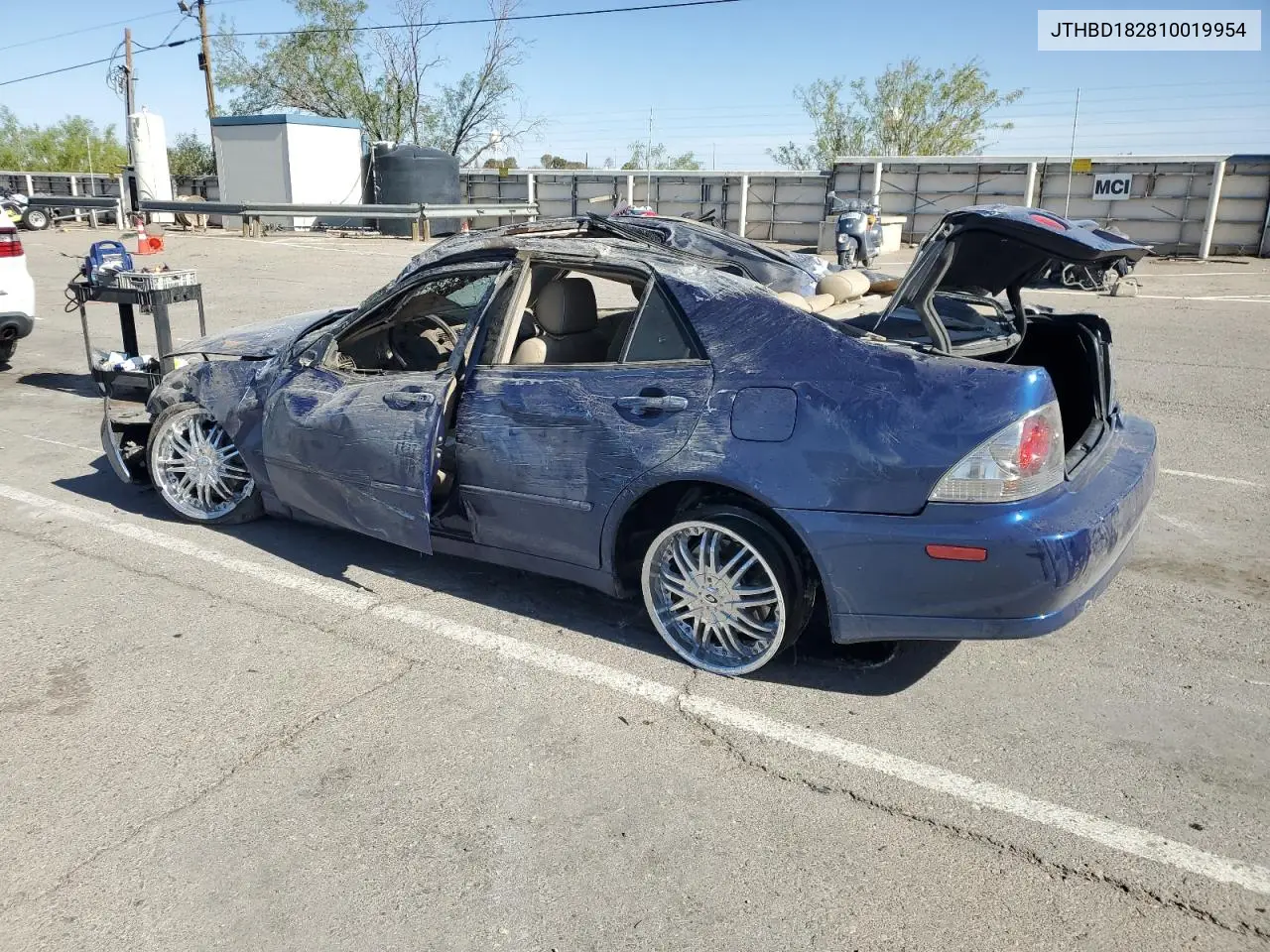 2001 Lexus Is 300 VIN: JTHBD182810019954 Lot: 55970315