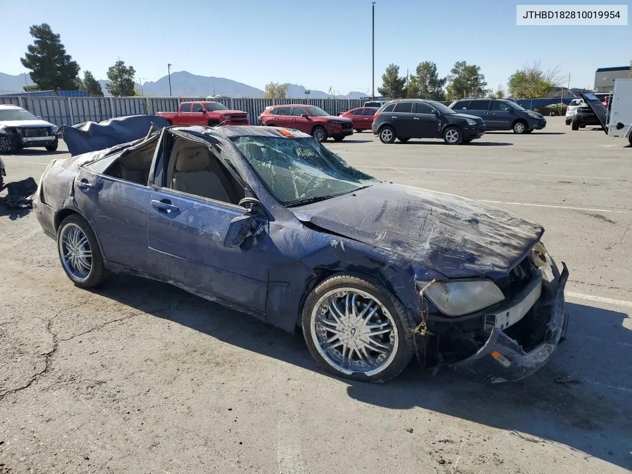2001 Lexus Is 300 VIN: JTHBD182810019954 Lot: 55970315