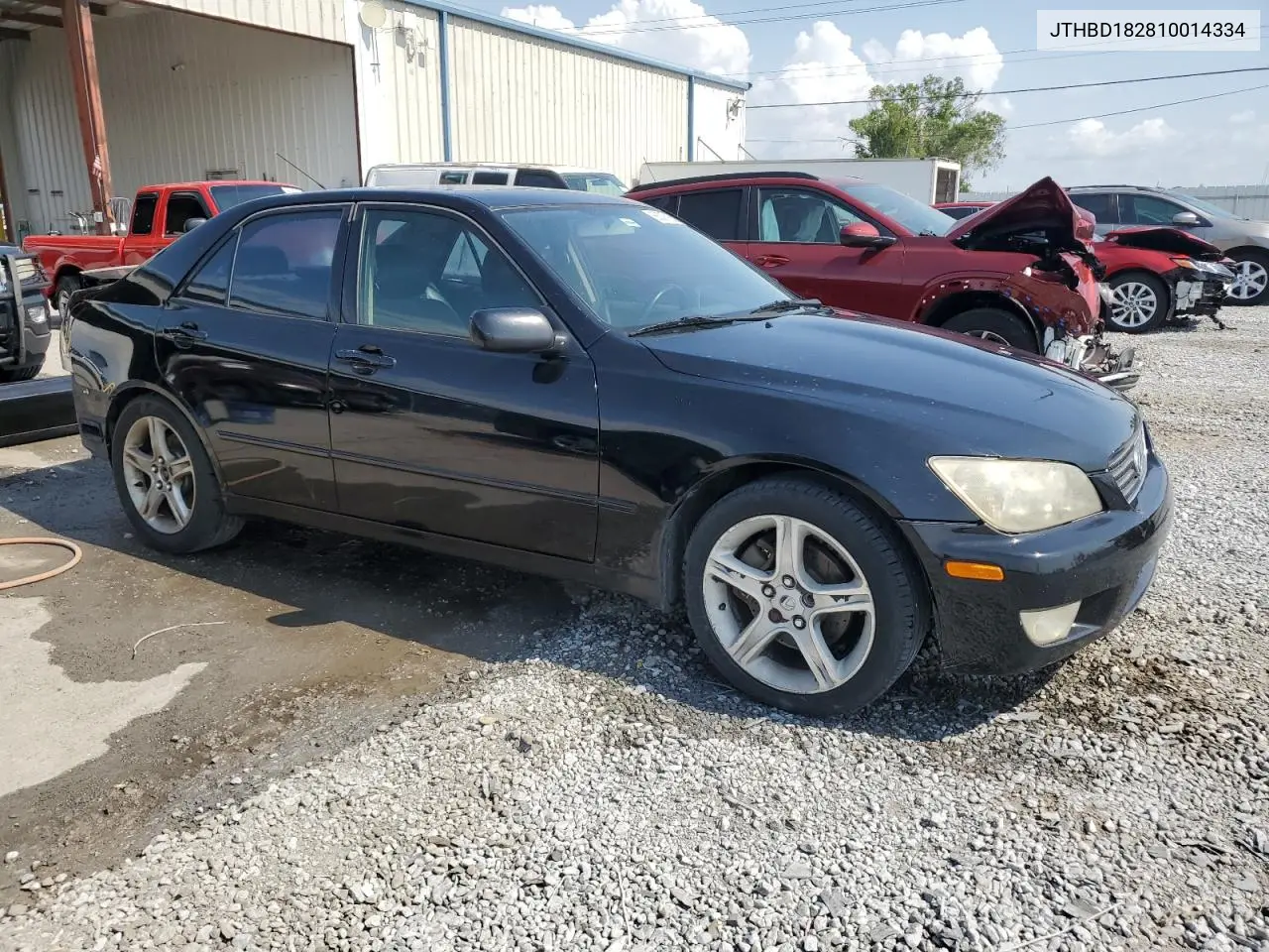 2001 Lexus Is 300 VIN: JTHBD182810014334 Lot: 56397165