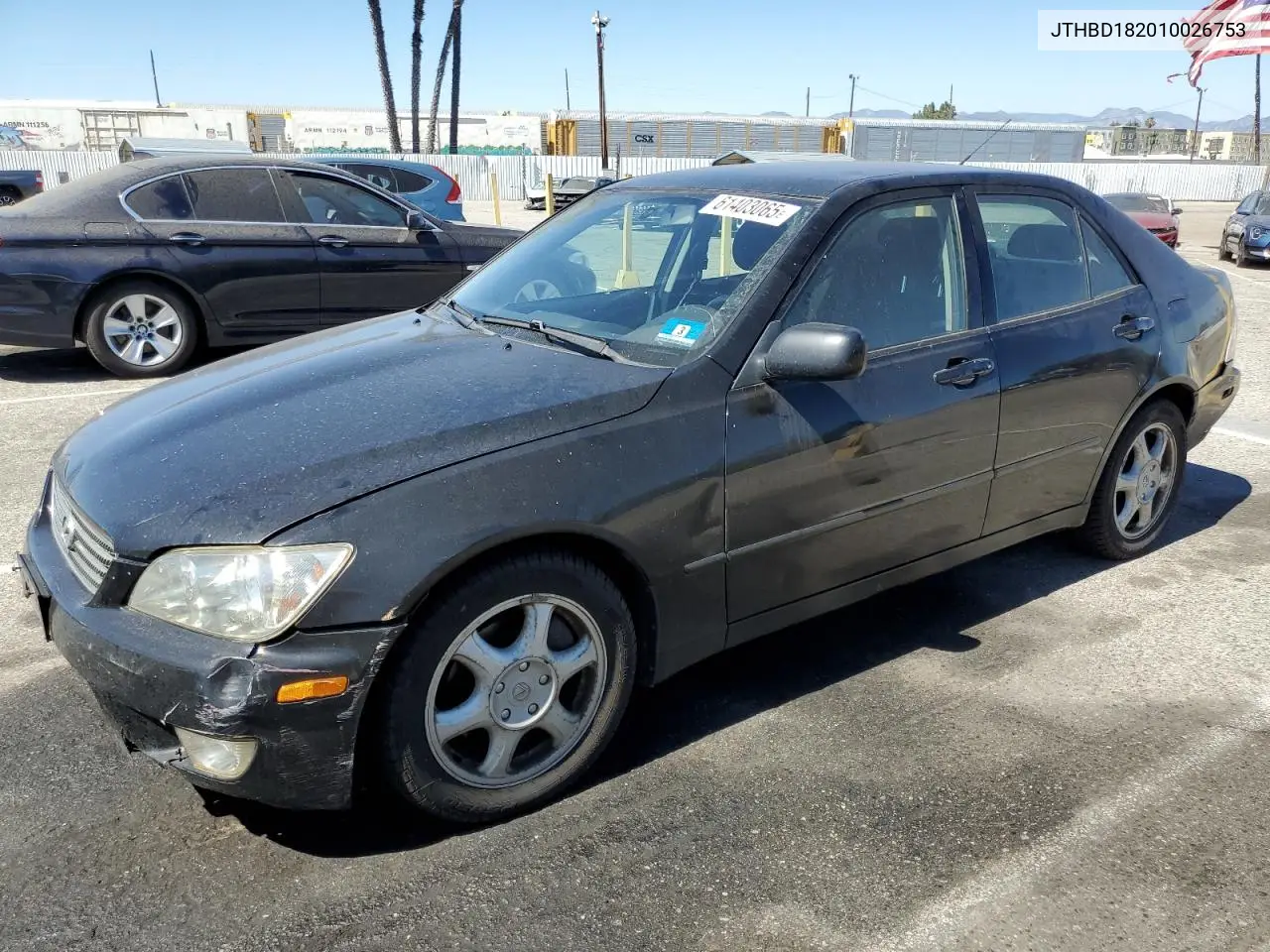 2001 Lexus Is 300 VIN: JTHBD182010026753 Lot: 61403065