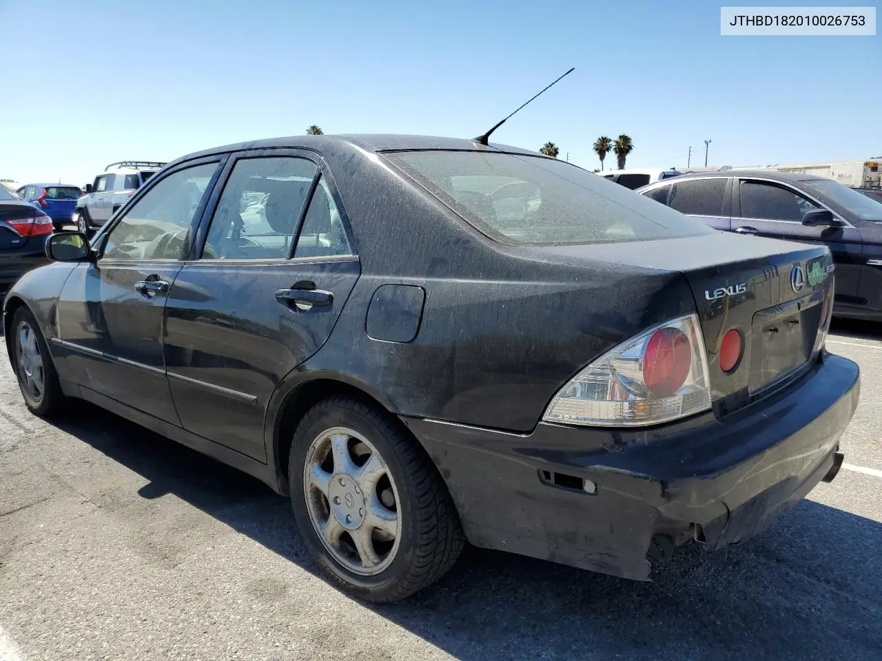 2001 Lexus Is 300 VIN: JTHBD182010026753 Lot: 61403065