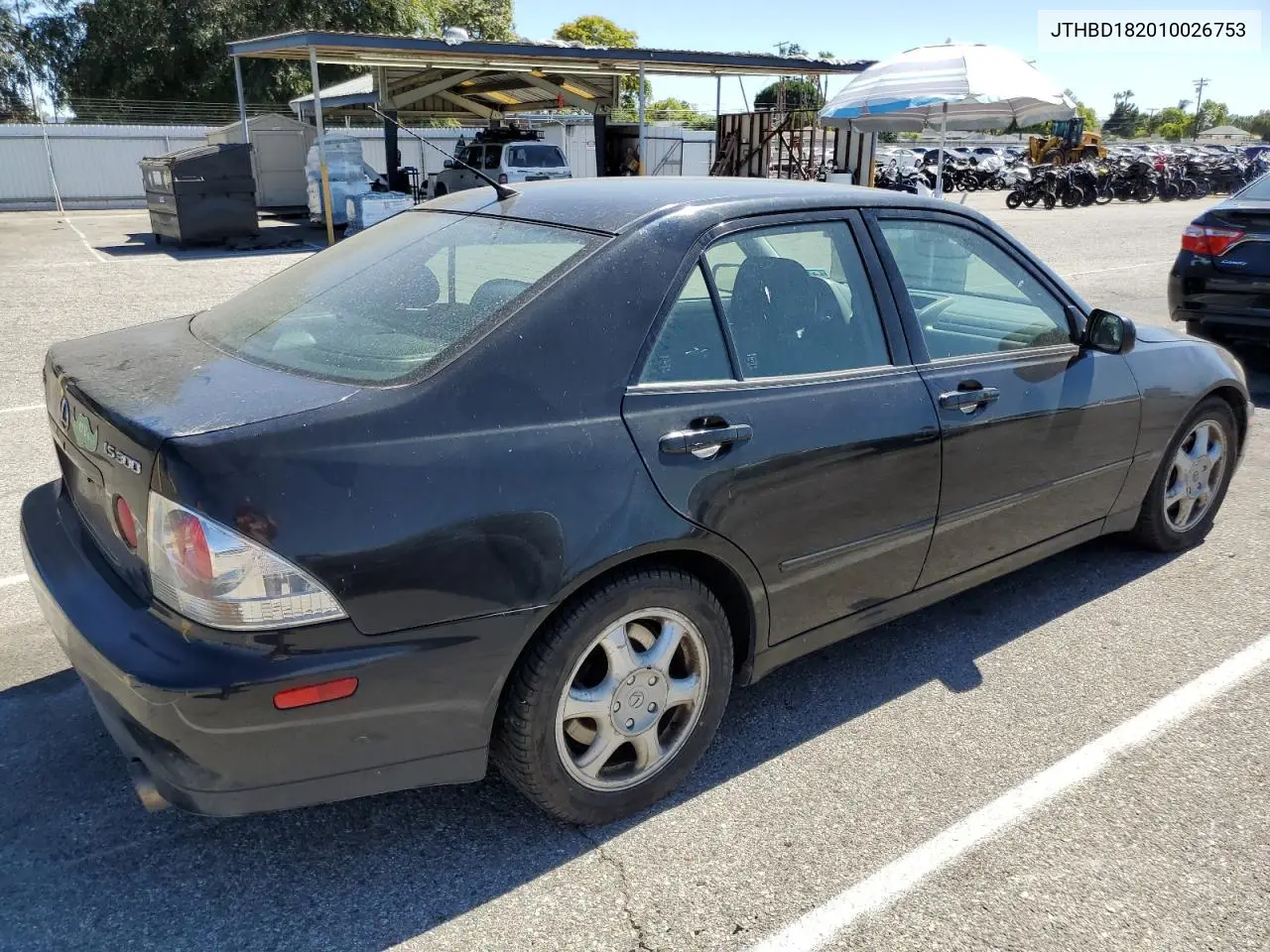 2001 Lexus Is 300 VIN: JTHBD182010026753 Lot: 61403065