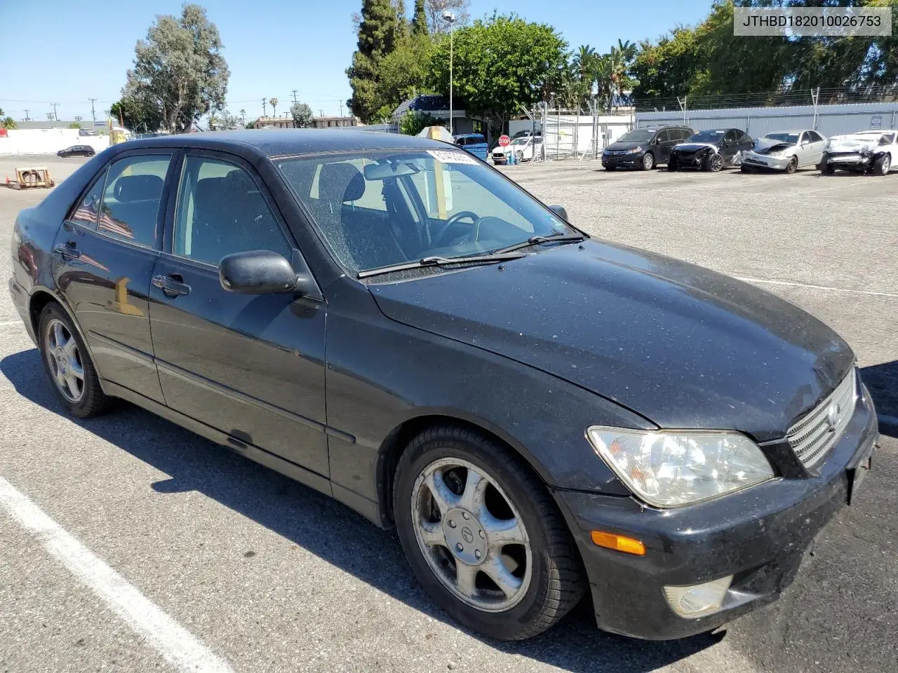 2001 Lexus Is 300 VIN: JTHBD182010026753 Lot: 61403065