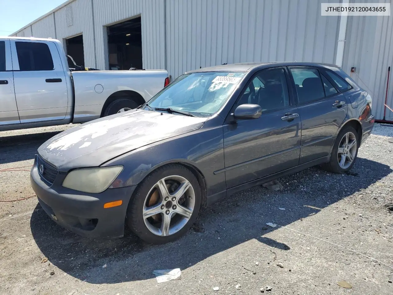 2002 Lexus Is 300 Sportcross VIN: JTHED192120043655 Lot: 55399565