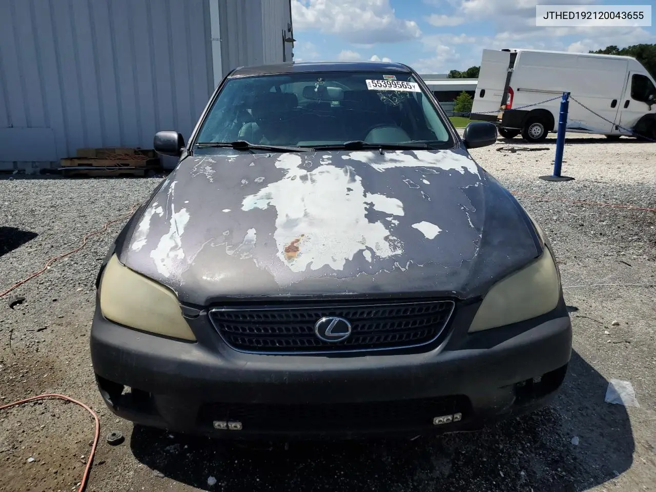 2002 Lexus Is 300 Sportcross VIN: JTHED192120043655 Lot: 55399565