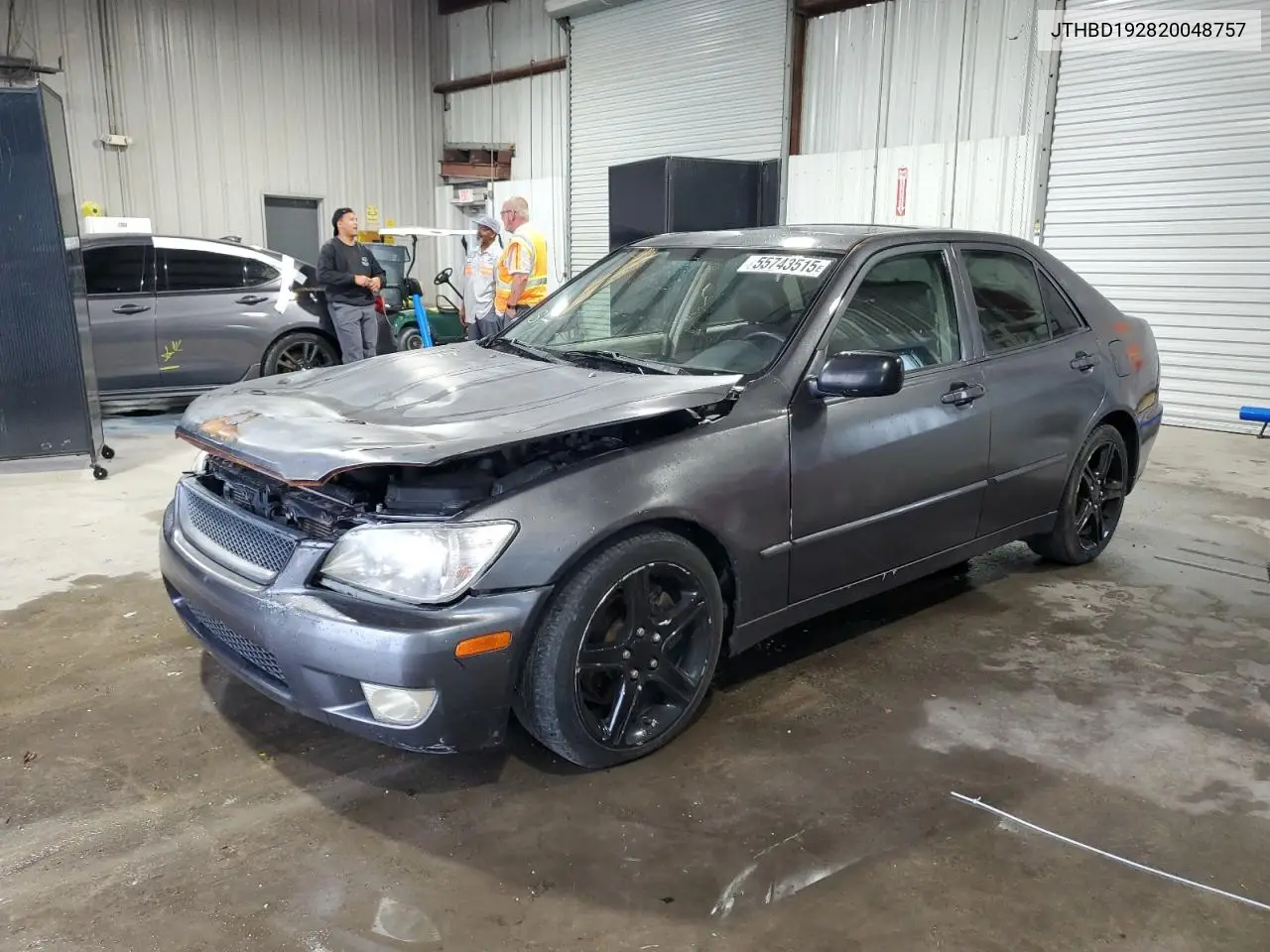 2002 Lexus Is 300 VIN: JTHBD192820048757 Lot: 55743515