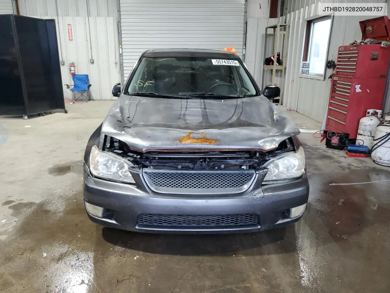 2002 Lexus Is 300 VIN: JTHBD192820048757 Lot: 55743515