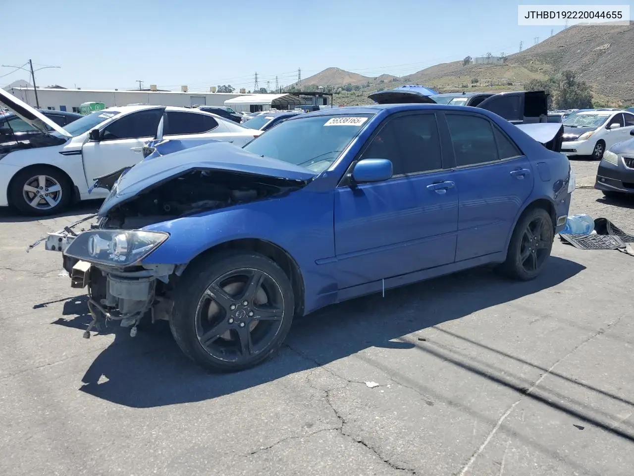 2002 Lexus Is 300 VIN: JTHBD192220044655 Lot: 56338165