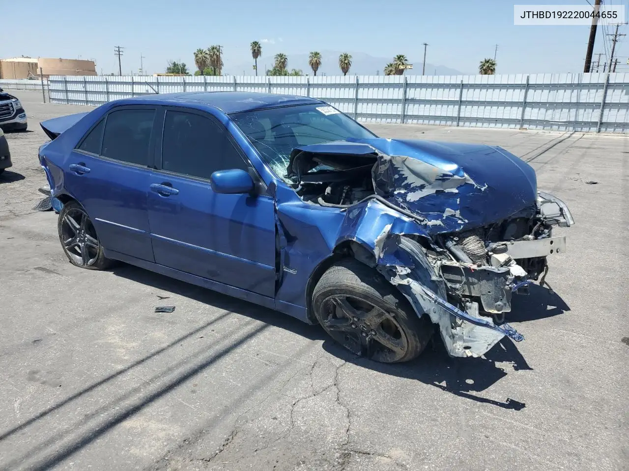 2002 Lexus Is 300 VIN: JTHBD192220044655 Lot: 56338165