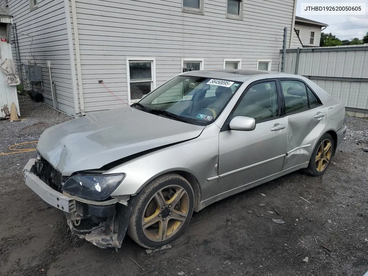 2002 Lexus Is 300 VIN: JTHBD192620050605 Lot: 58450895