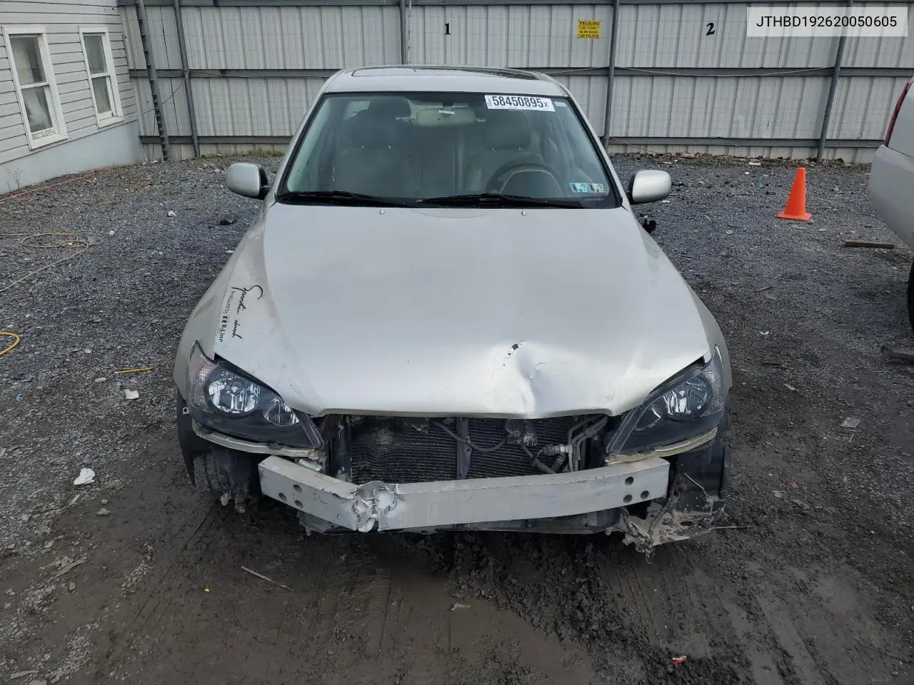 2002 Lexus Is 300 VIN: JTHBD192620050605 Lot: 58450895