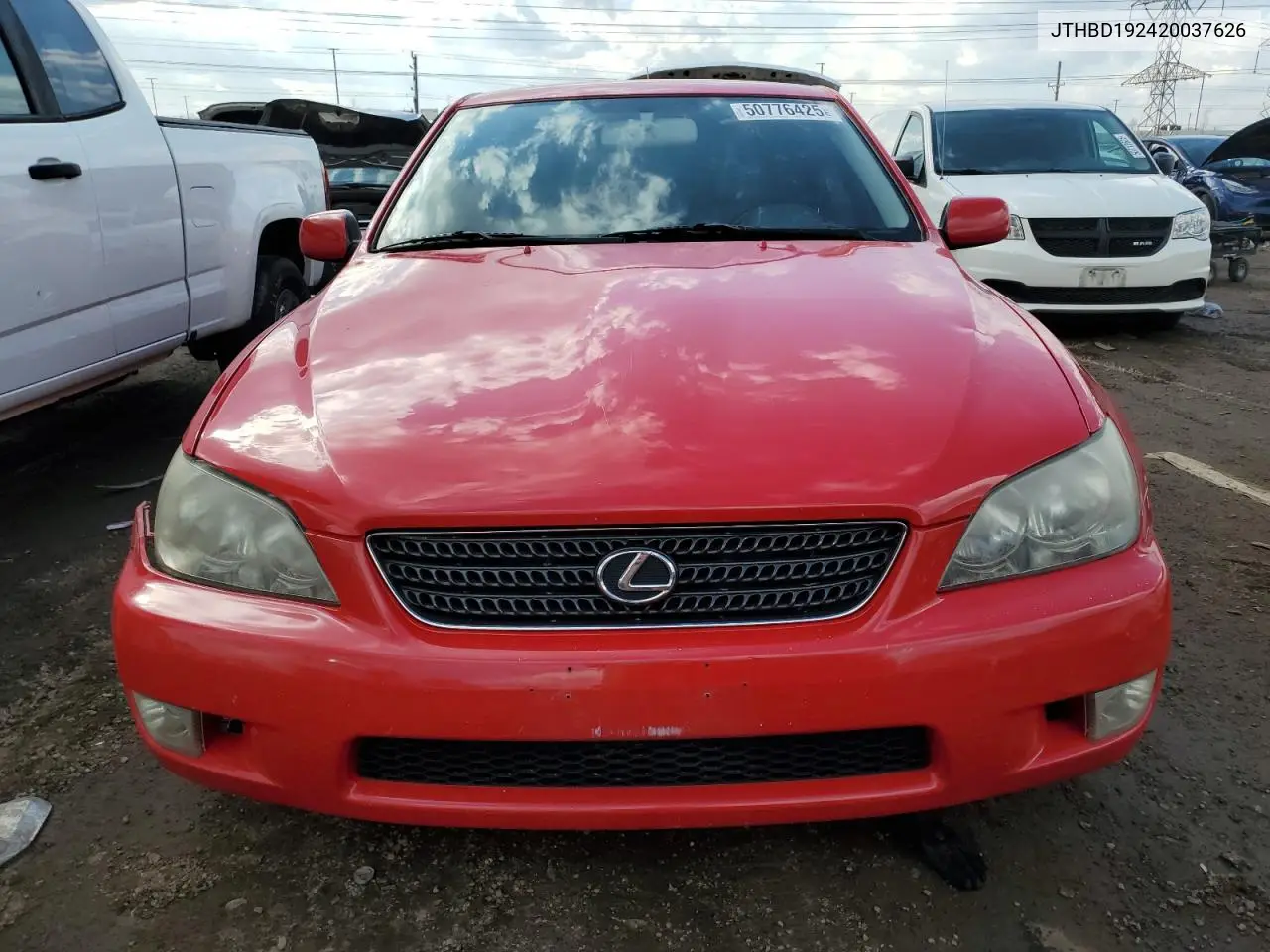 2002 Lexus Is 300 VIN: JTHBD192420037626 Lot: 60567965