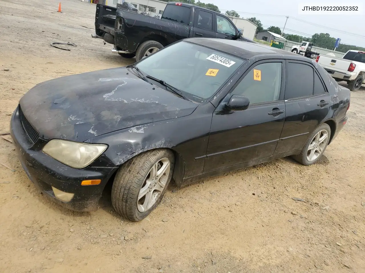 2002 Lexus Is 300 VIN: JTHBD192220052352 Lot: 60574305