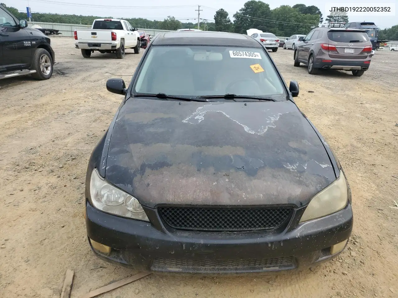 2002 Lexus Is 300 VIN: JTHBD192220052352 Lot: 60574305