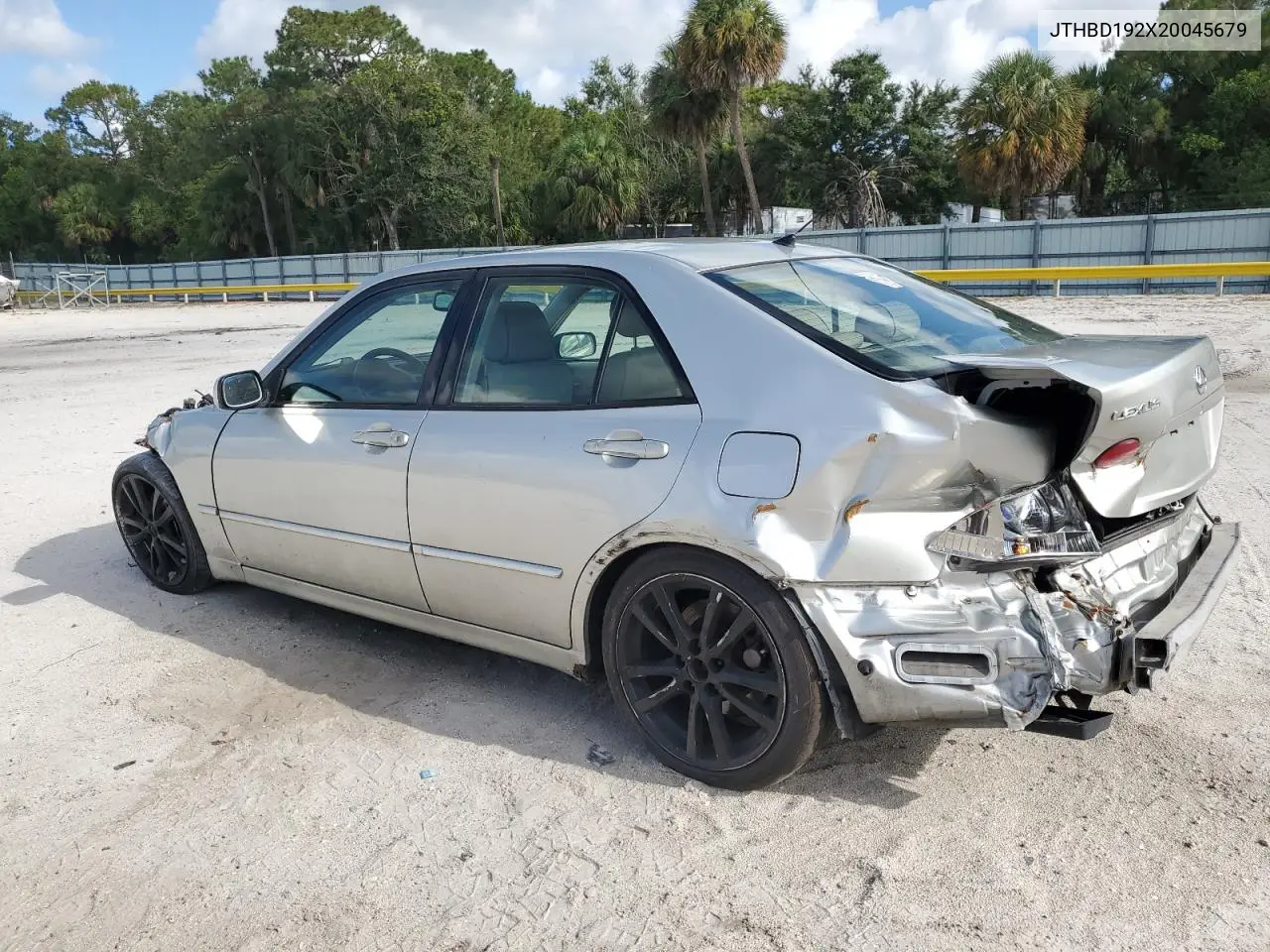 2002 Lexus Is 300 VIN: JTHBD192X20045679 Lot: 61406175