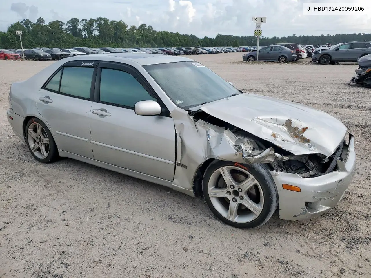 2002 Lexus Is 300 VIN: JTHBD192420059206 Lot: 62356355