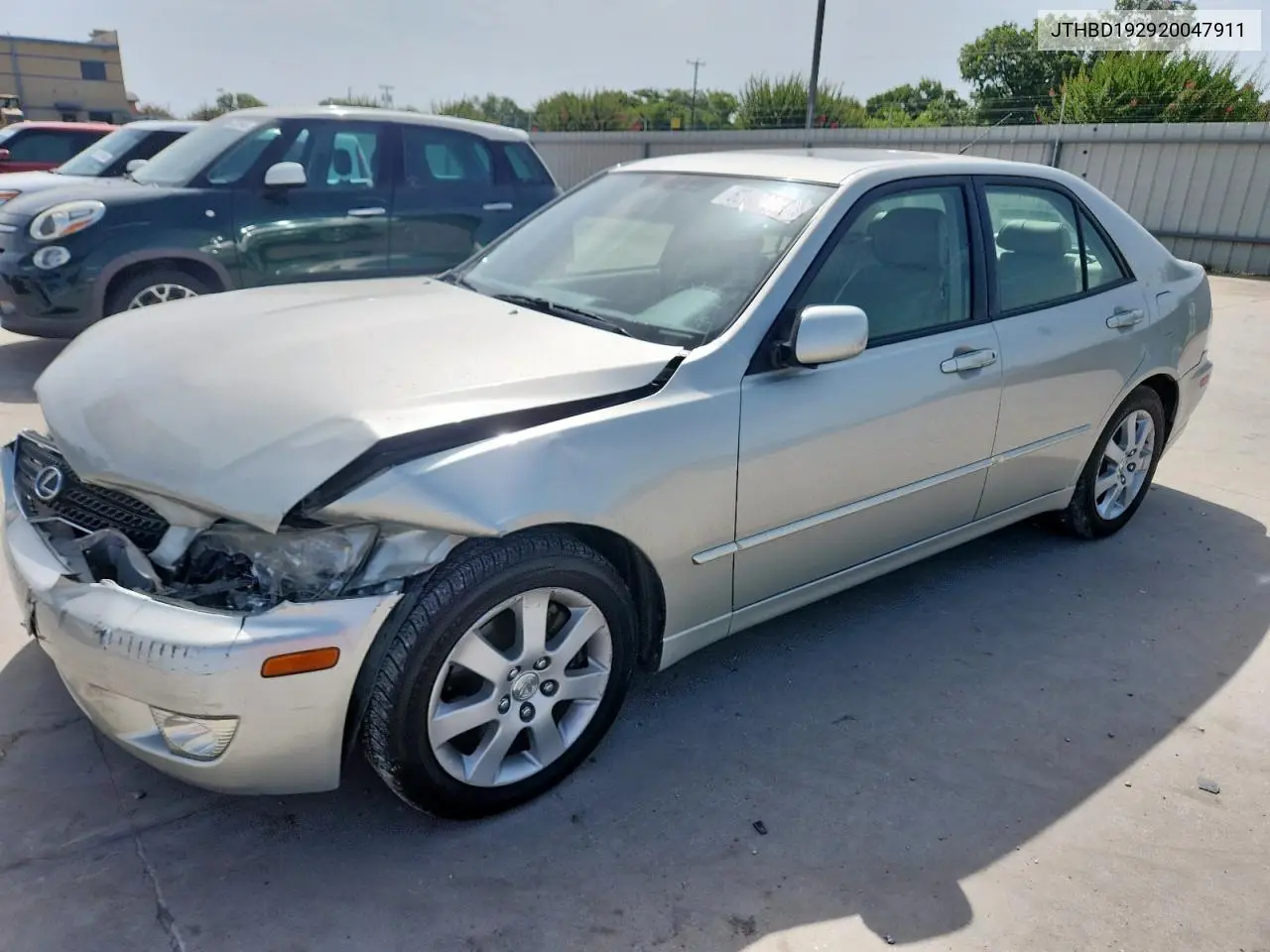 2002 Lexus Is 300 VIN: JTHBD192920047911 Lot: 62524445