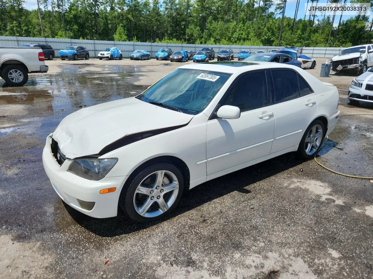 2002 Lexus Is 300 VIN: JTHBD192X20038313 Lot: 62897305