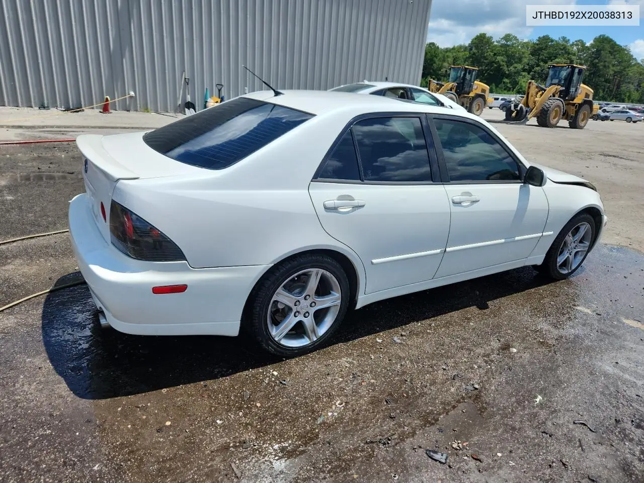 2002 Lexus Is 300 VIN: JTHBD192X20038313 Lot: 62897305