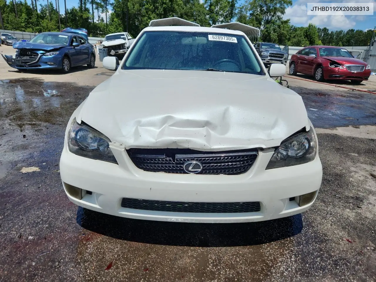 2002 Lexus Is 300 VIN: JTHBD192X20038313 Lot: 62897305