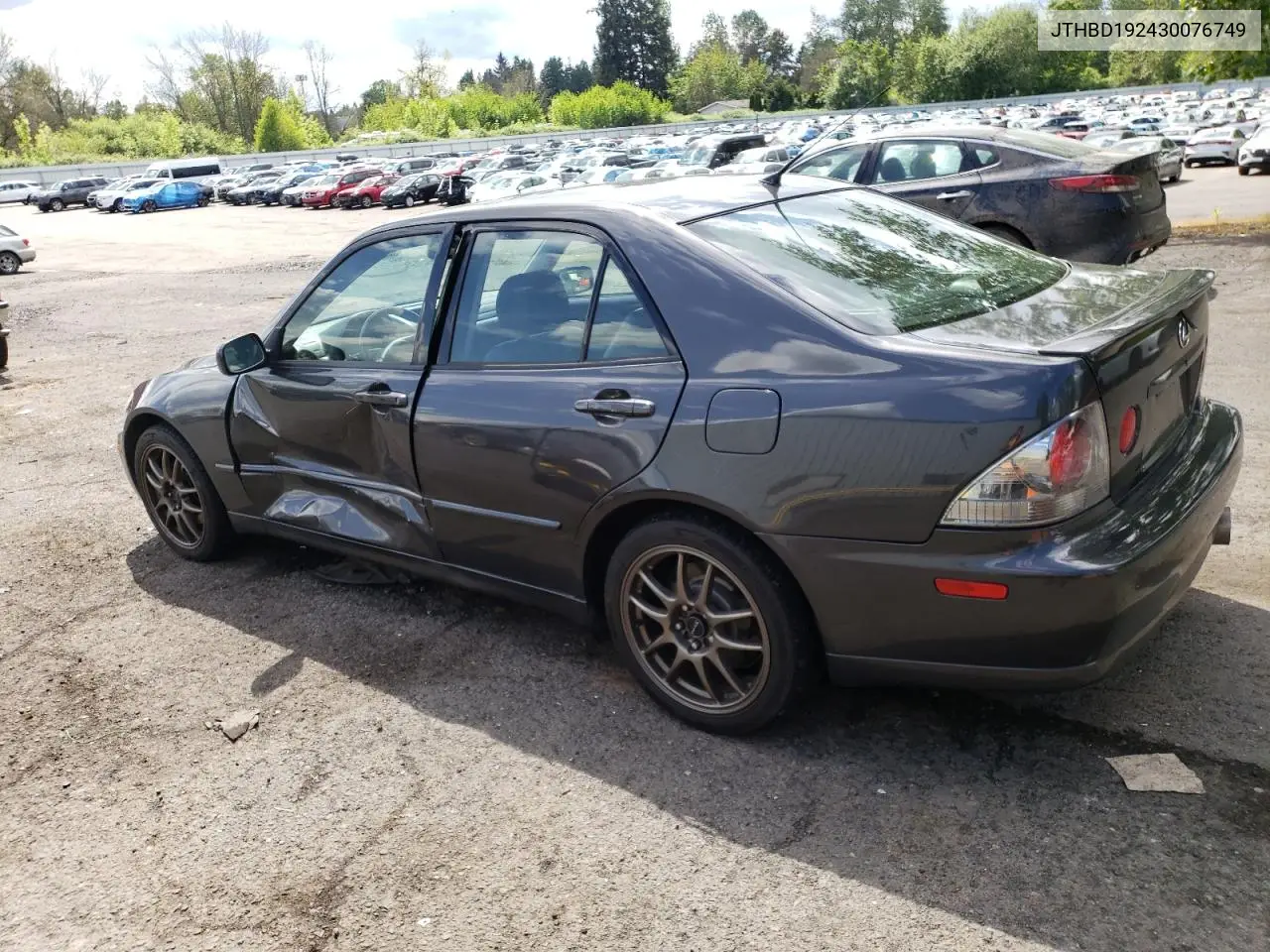 2003 Lexus Is 300 VIN: JTHBD192430076749 Lot: 55170865