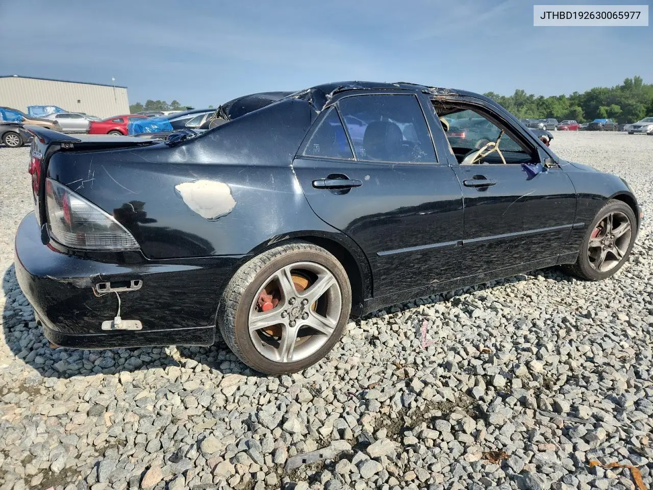 2003 Lexus Is 300 VIN: JTHBD192630065977 Lot: 59870905