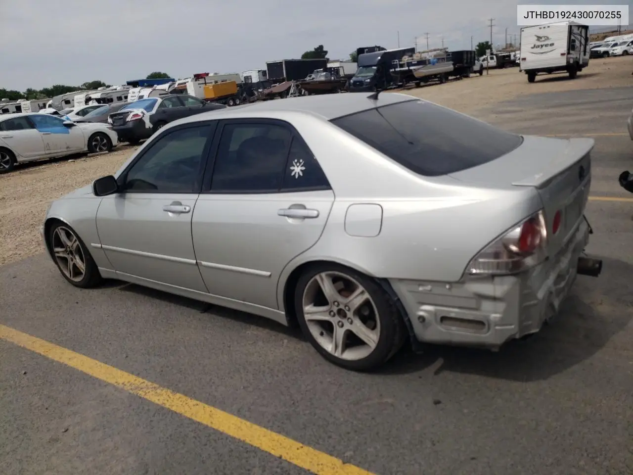 2003 Lexus Is 300 VIN: JTHBD192430070255 Lot: 60085855
