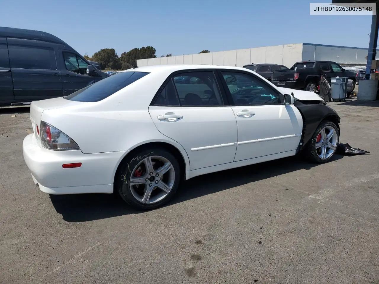 2003 Lexus Is 300 VIN: JTHBD192630075148 Lot: 60270245