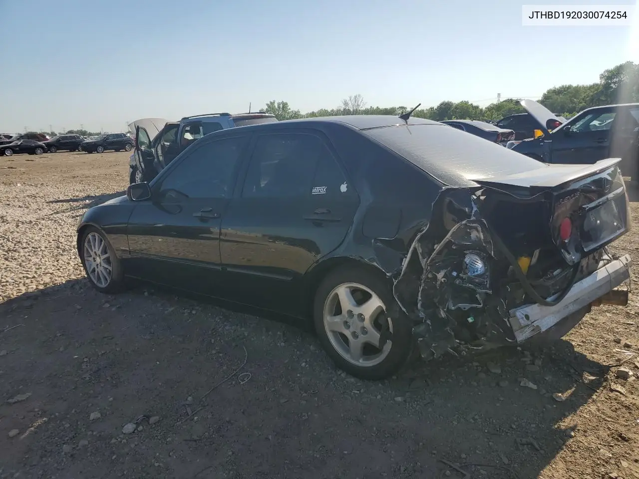2003 Lexus Is 300 VIN: JTHBD192030074254 Lot: 63560745
