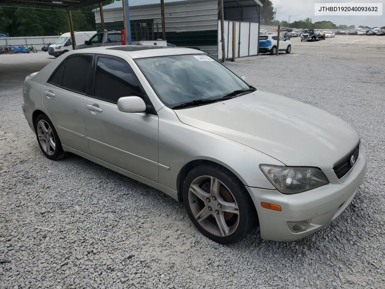 2004 Lexus Is 300 VIN: JTHBD192040093632 Lot: 54987505