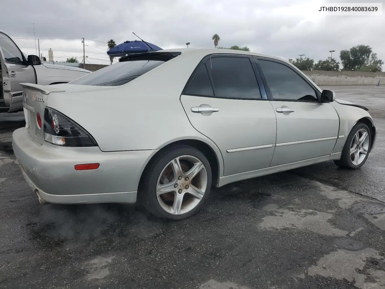 2004 Lexus Is 300 VIN: JTHBD192840083639 Lot: 55603385