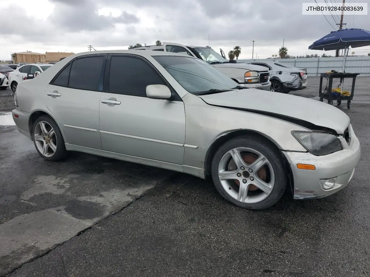 2004 Lexus Is 300 VIN: JTHBD192840083639 Lot: 55603385