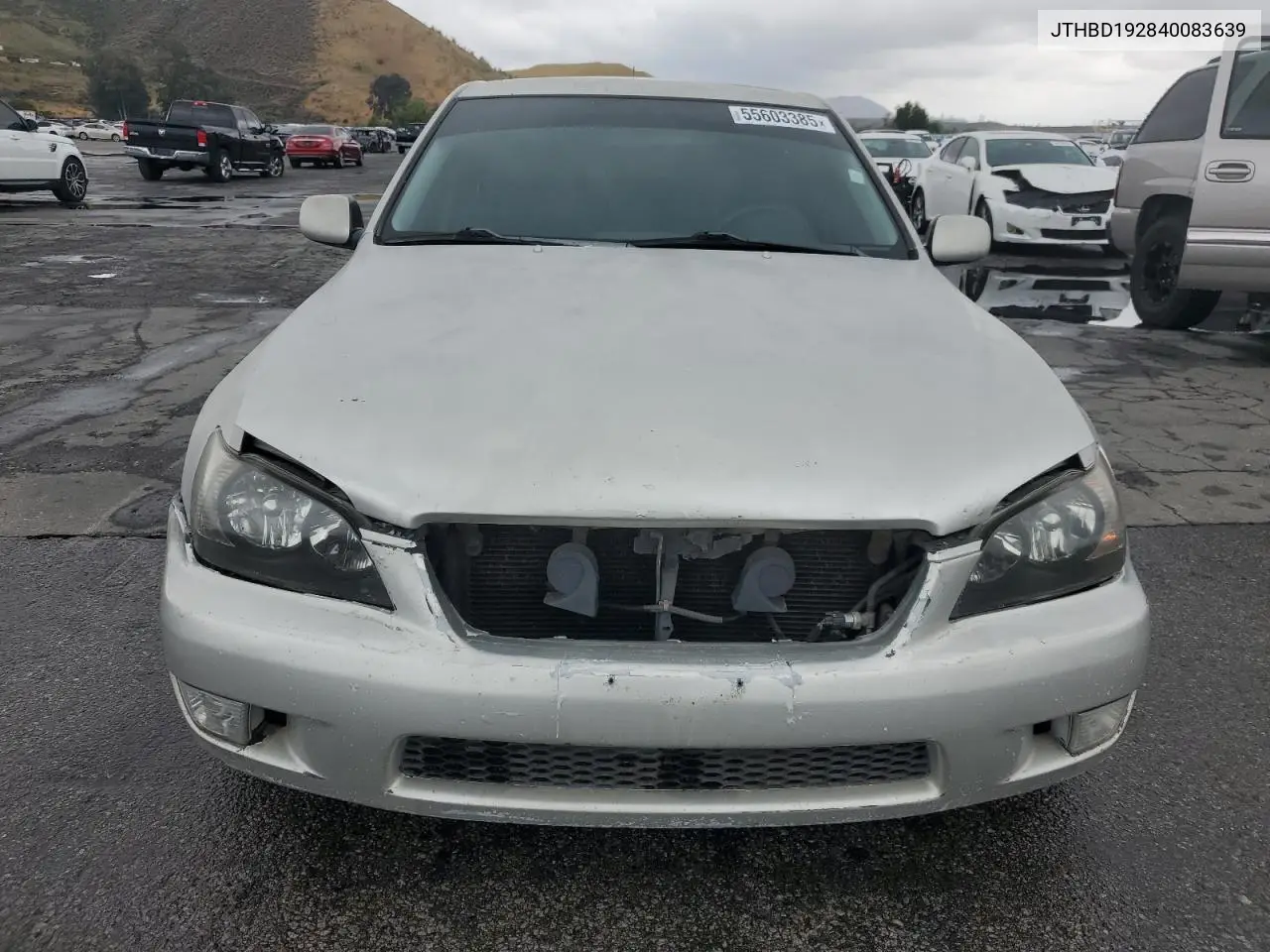 2004 Lexus Is 300 VIN: JTHBD192840083639 Lot: 55603385