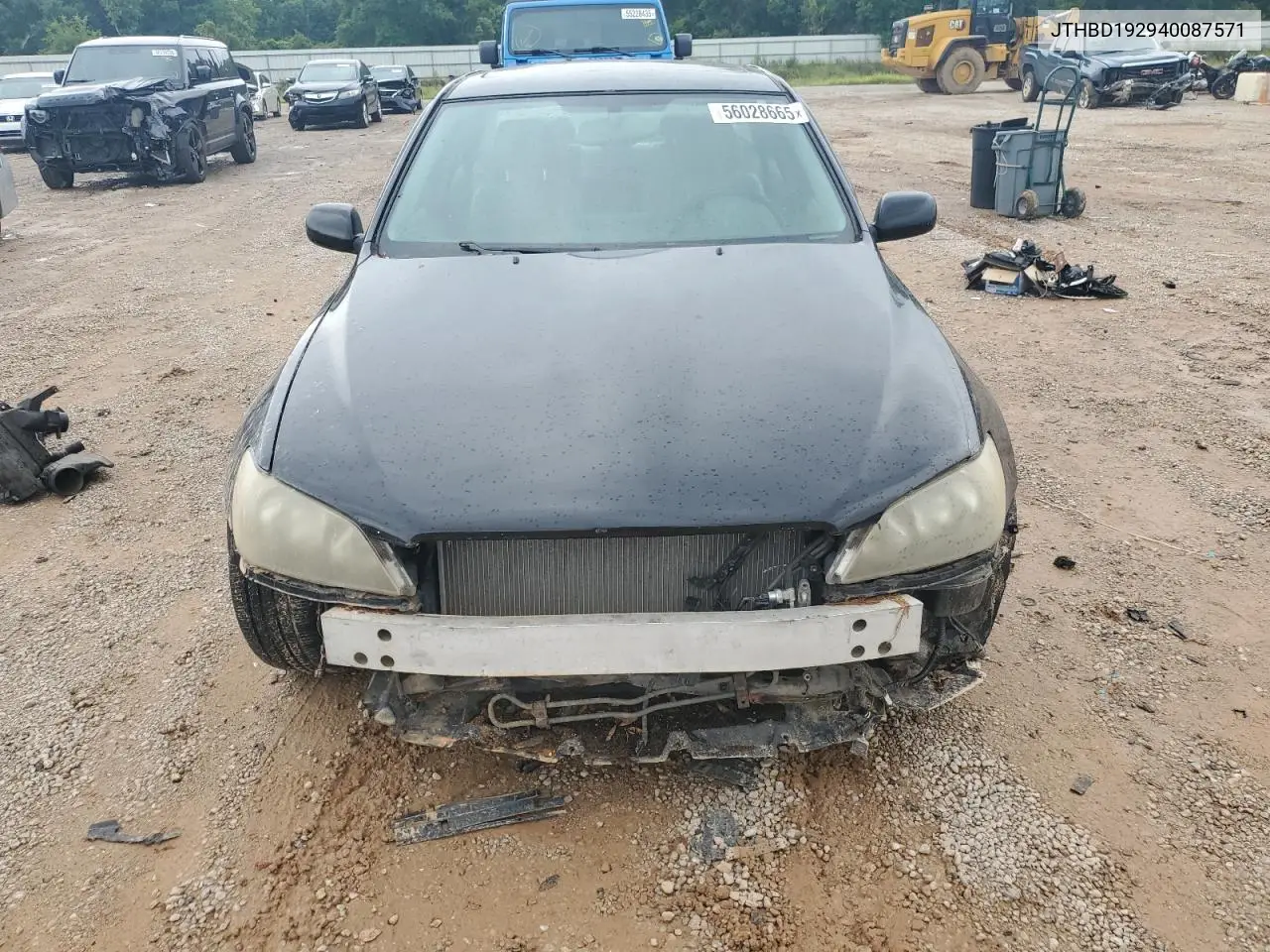 2004 Lexus Is 300 VIN: JTHBD192940087571 Lot: 56028665