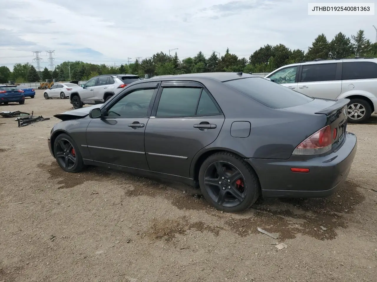 2004 Lexus Is 300 VIN: JTHBD192540081363 Lot: 56425425
