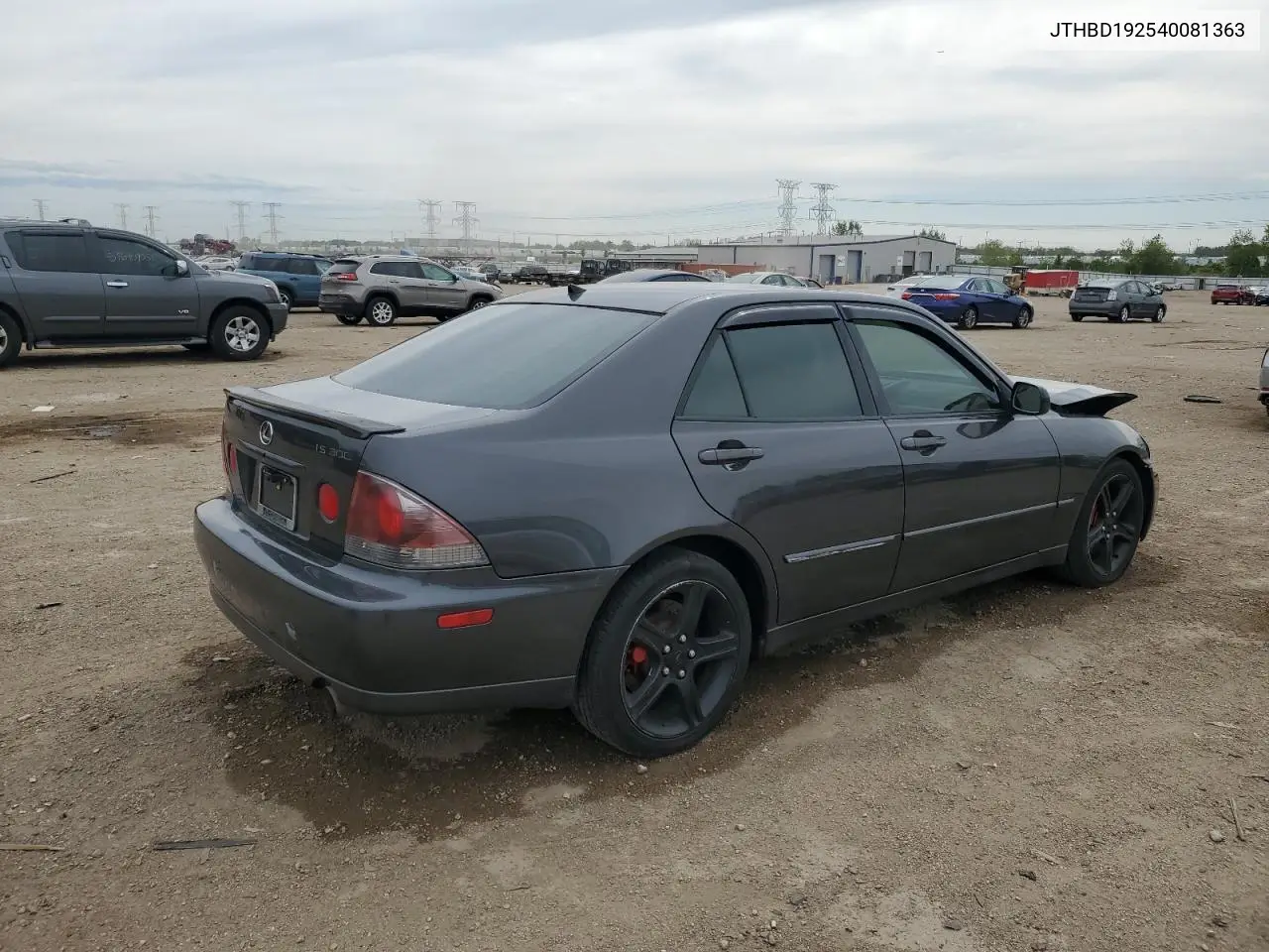 2004 Lexus Is 300 VIN: JTHBD192540081363 Lot: 56425425