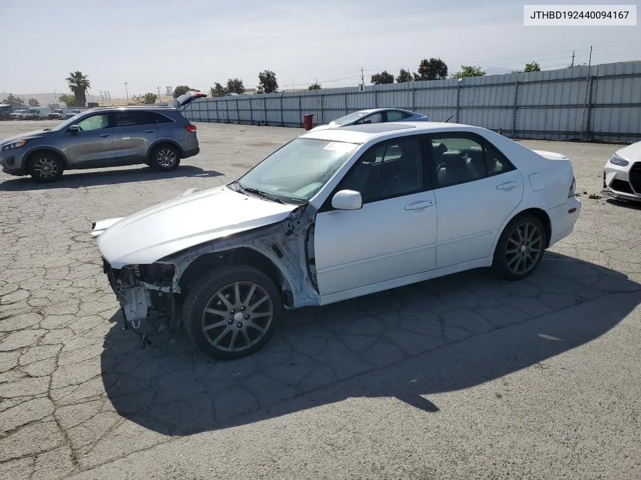 2004 Lexus Is 300 VIN: JTHBD192440094167 Lot: 57506565